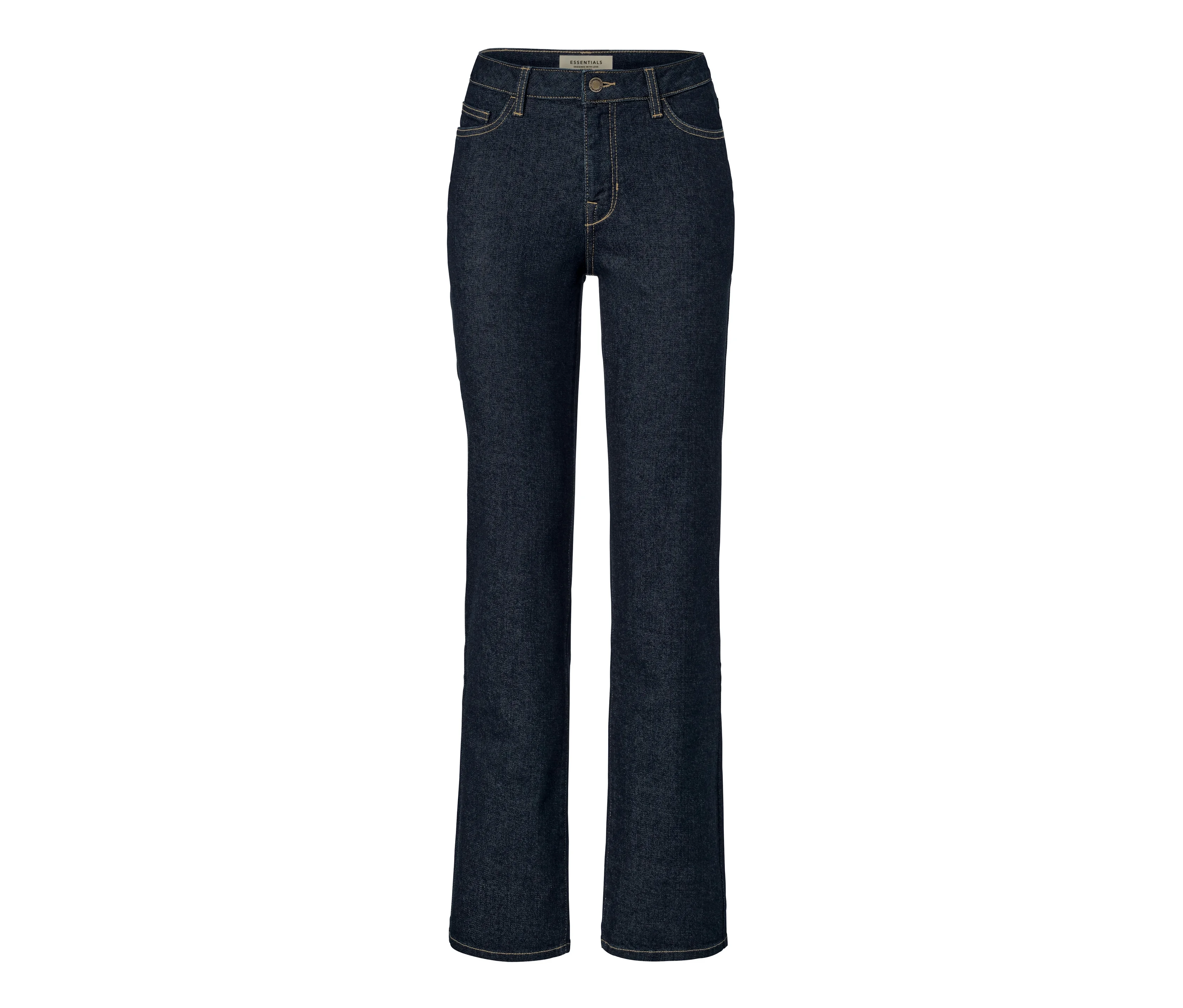Baumwolle Damen günstig Kaufen-Tchibo - Straight-Denim »Fit Kira« - Damen - Gr. 42 - dunkelblau. Tchibo - Straight-Denim »Fit Kira« - Damen - Gr. 42 - dunkelblau <![CDATA[Straight-Denim »Fit Kira«, darkblue denim Farbe: Darkblue denim Material: 90% Baumwolle (aus ök