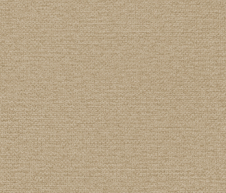 Nahaufnahme der Textur eines beigen Boxspringbettes "Dory".