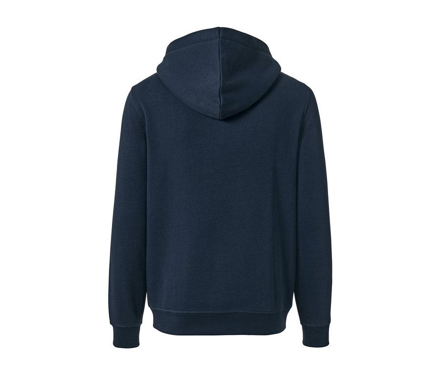 Blauer Hoodie »Mustang« von hinten.