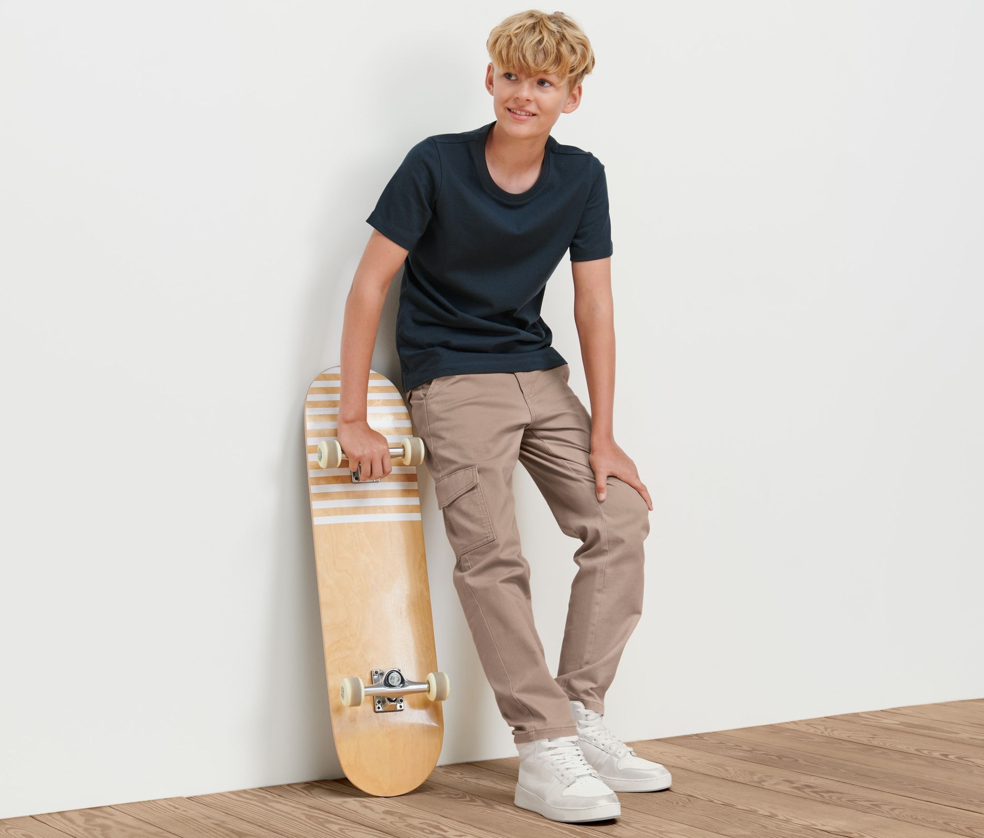 Thumbnail - Tchibo - Kinder-Cargohose - Herren - Gr. 152 - braun