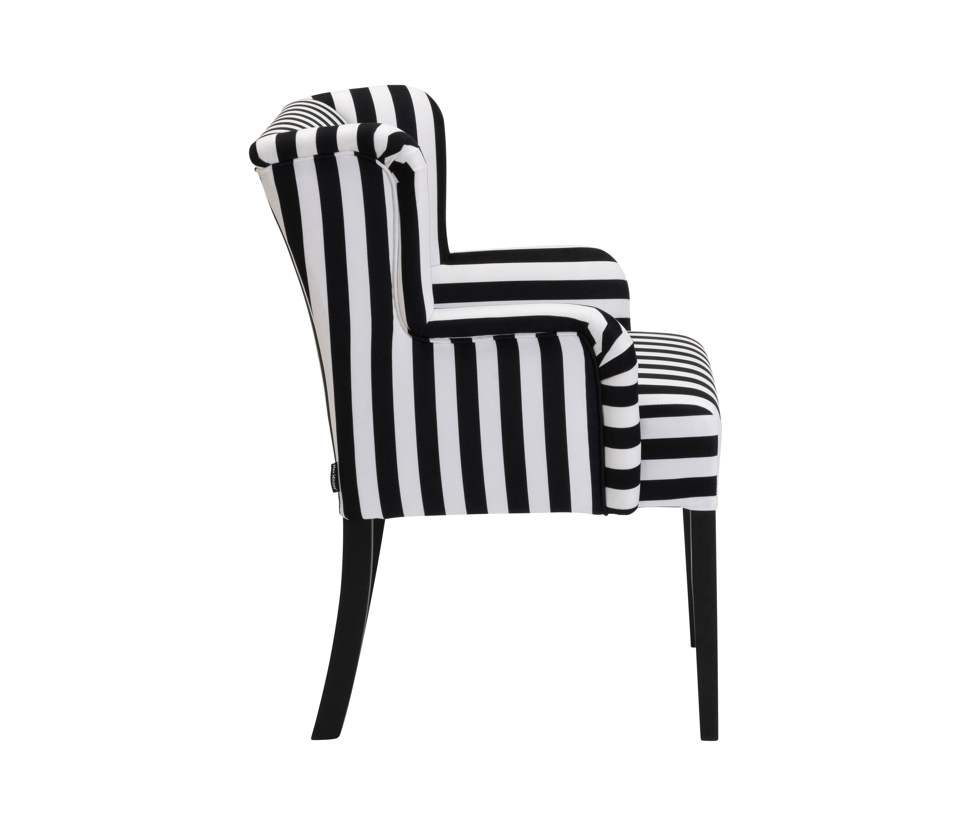 Thumbnail - Tchibo - Polsterstuhl mit Armlehne »Hendrick« - 62x64x88cm - schwarz - Polyester / Buchenholz