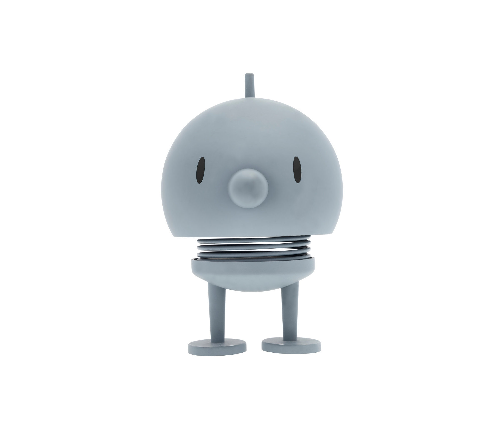 Eine blaue Hoptimist »Soft Bumble« (Gr. M) Figur auf weißem Hintergrund.