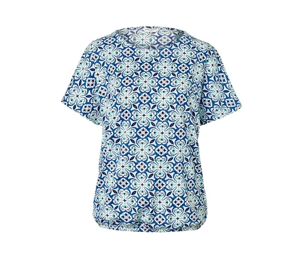 Blusenshirt mit Alloverprint.
