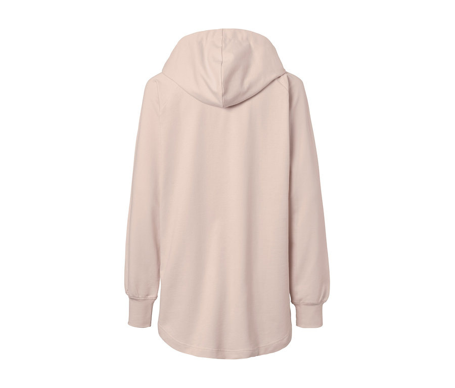 Rückansicht eines Lounge-Hoodies.