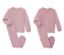 2 Kinder-Pyjamas, rosa - rosa