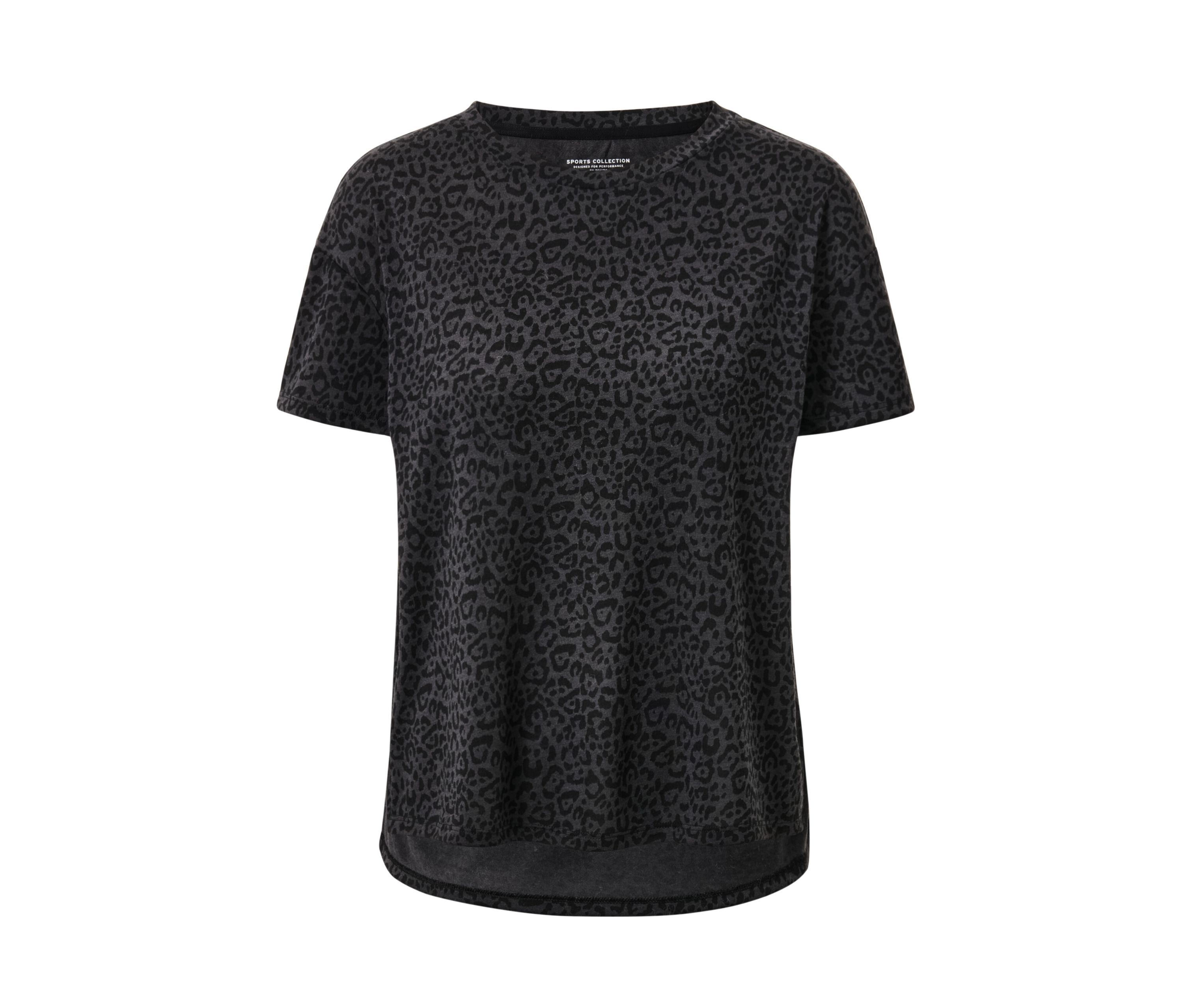 Tchibo - Sportshirt - Damen - Gr. XL - anthrazit/print