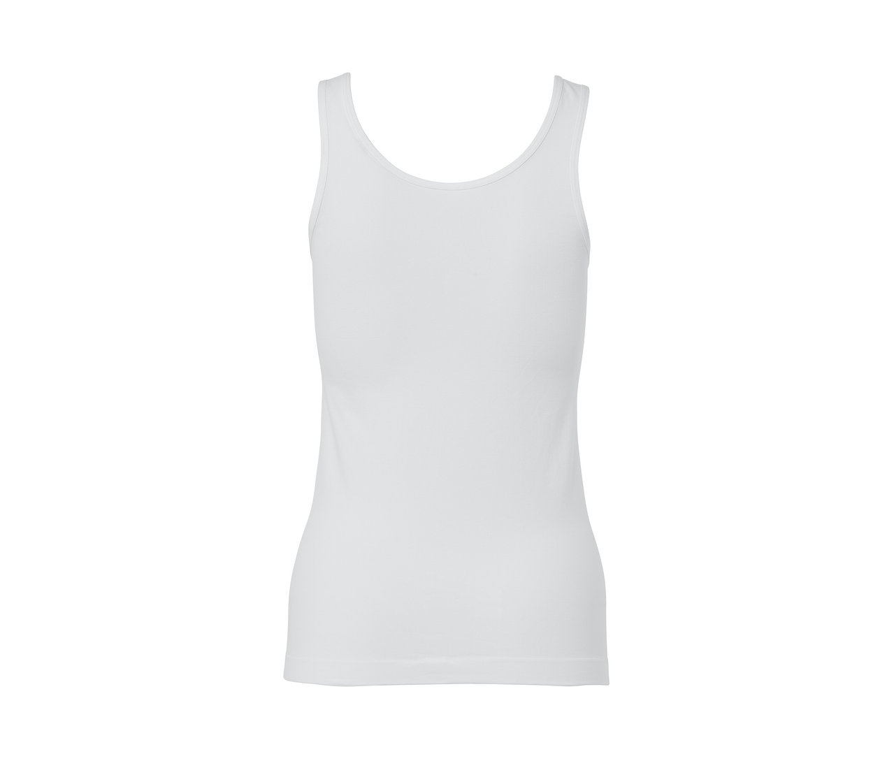 Weißes Seamless-Hemdchen.