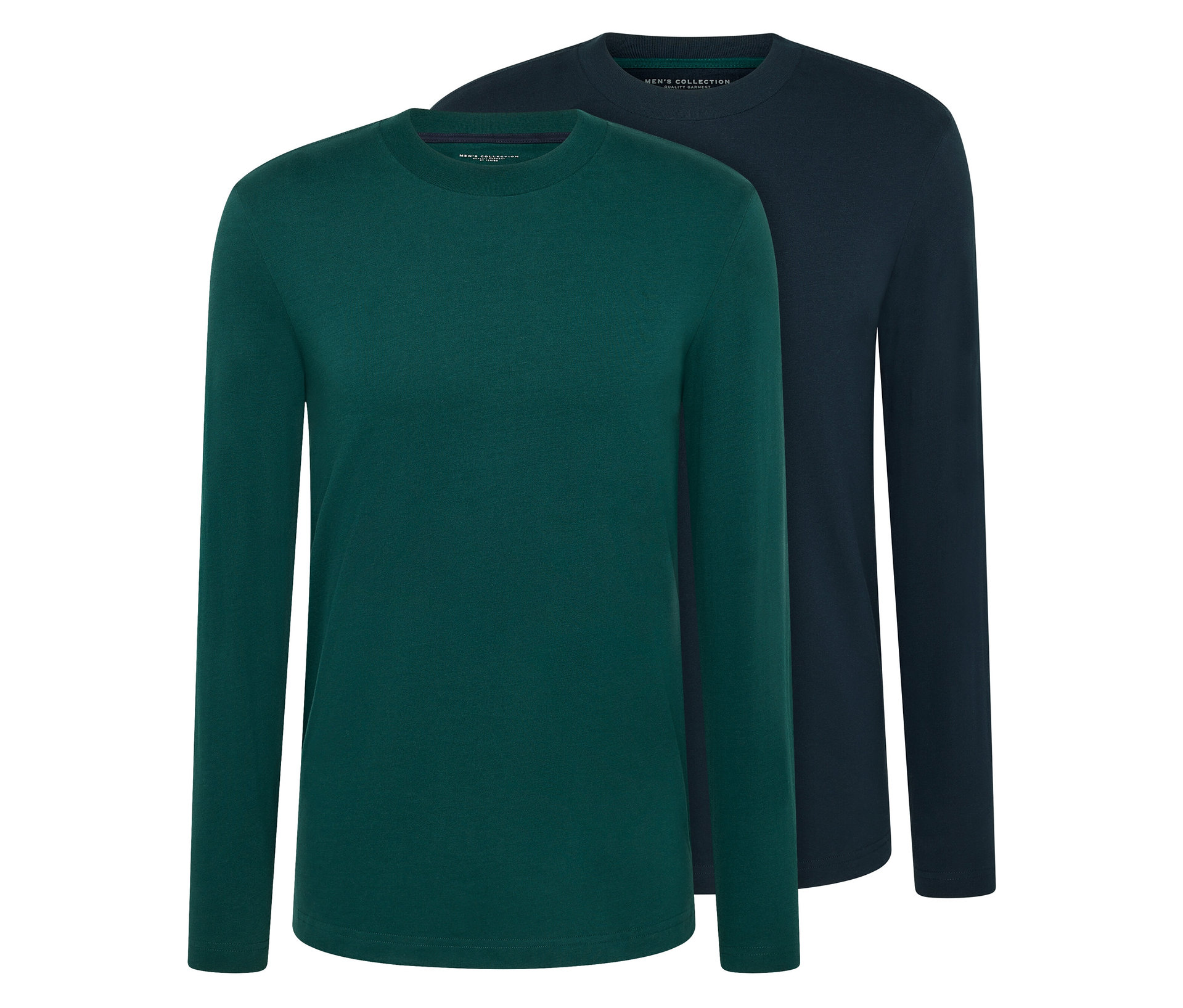 Langarm-Shirts - Herren - Gr. XL - grün - grün