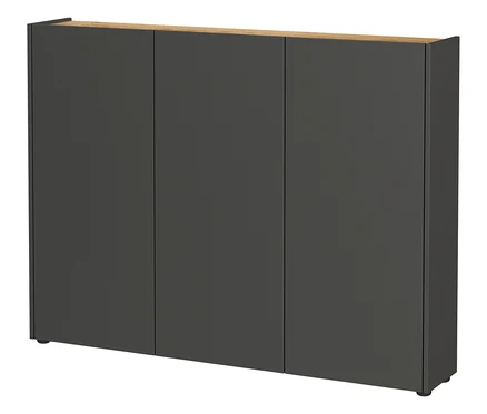 Mehrzweckschrank »Libbiano«, graphit/eiche.