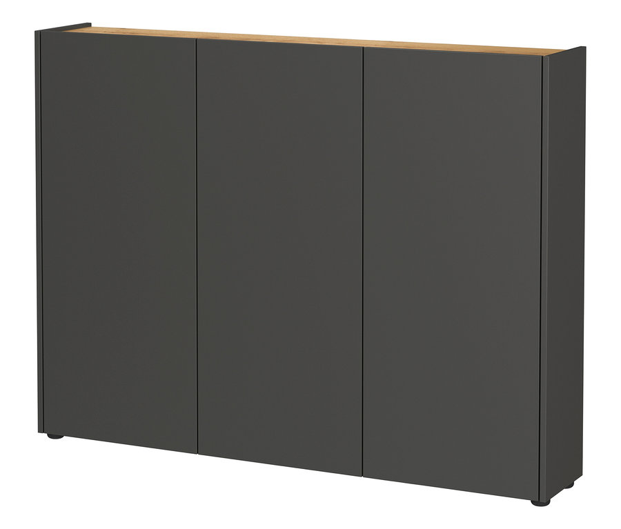 Mehrzweckschrank »Libbiano«, graphit/eiche.