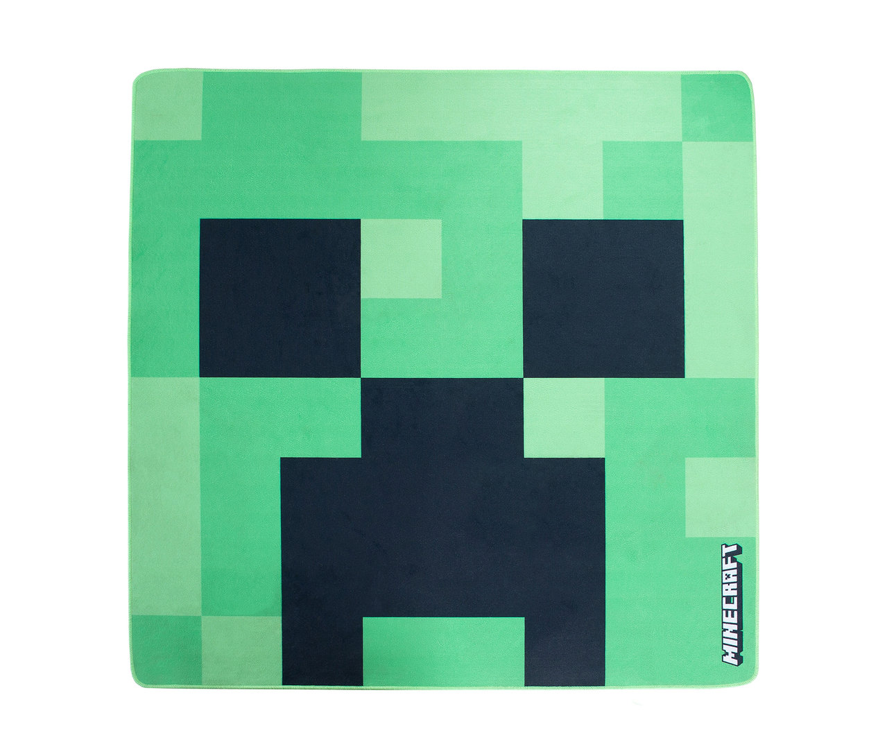roba Minecraft Teppich "Creeper" mit Creeper-Gesicht Muster.