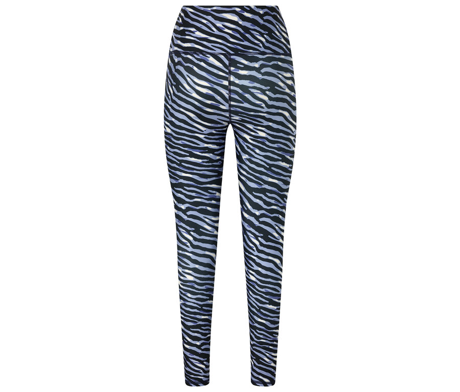 Leggings mit Tiermuster.