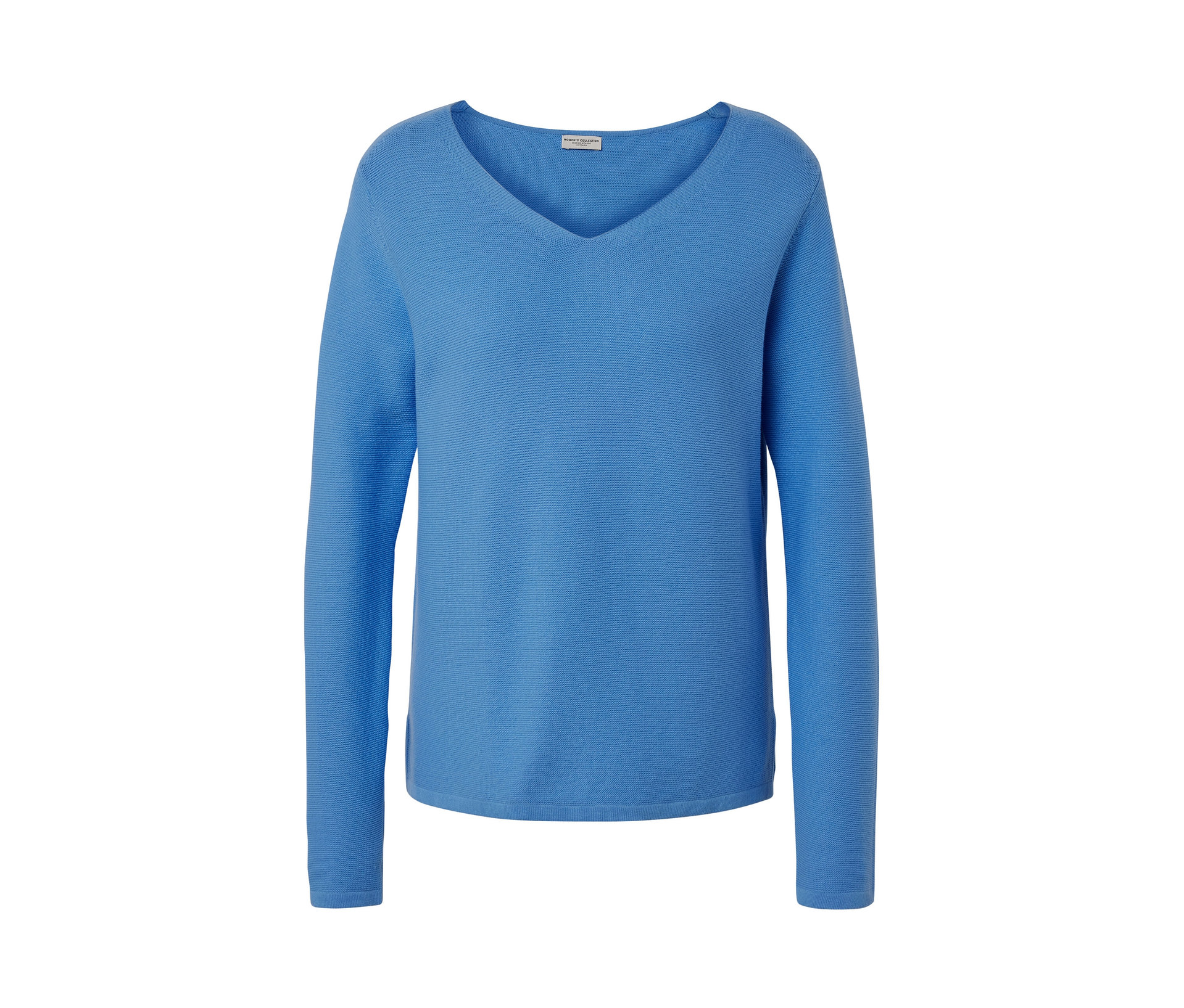 Strickpullover - Damen - Gr. L - hellblau - hellblau