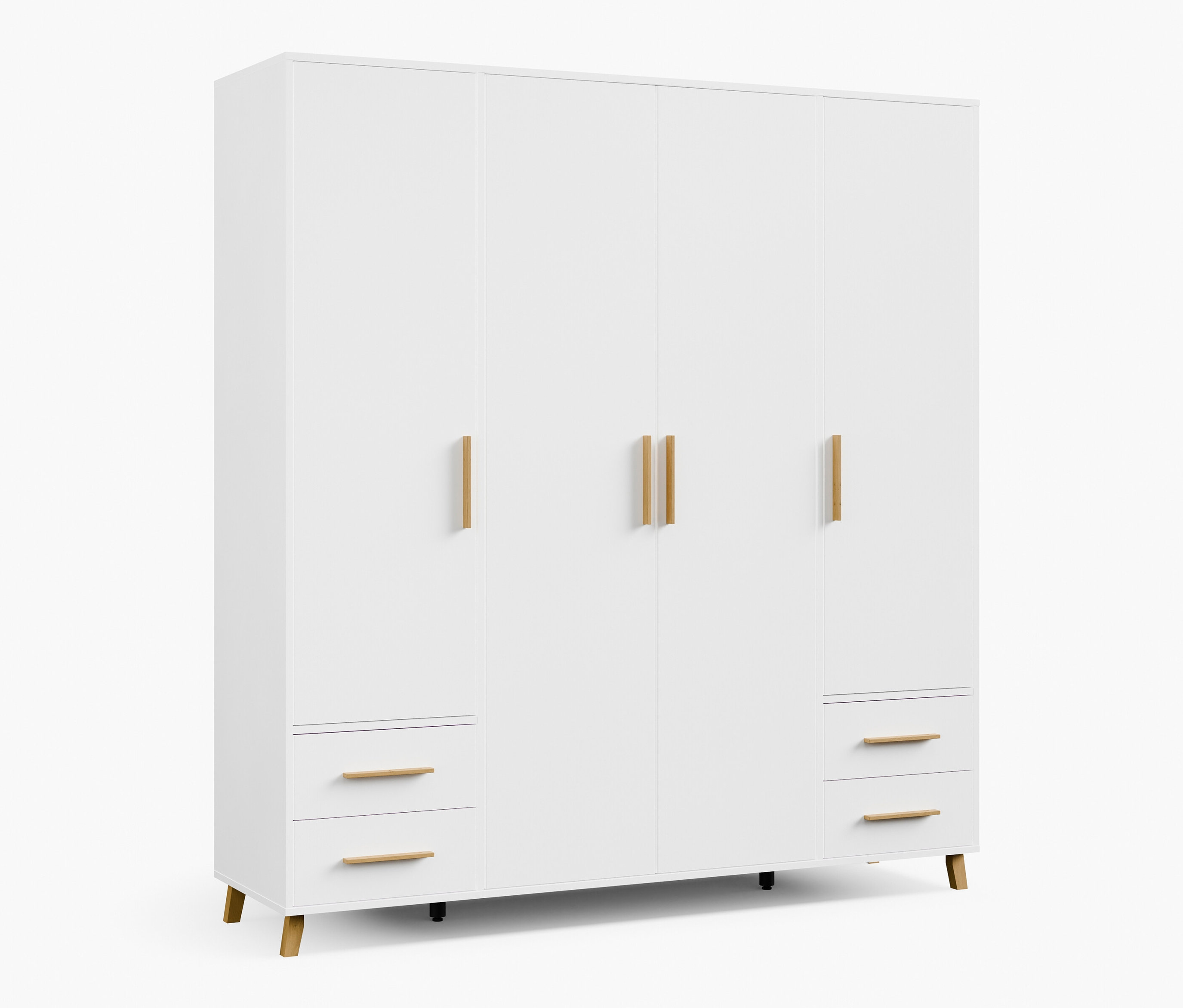Thumbnail - rauch Drehtürenschrank »Shinjo« - 187x53x203cm - braun - Holz