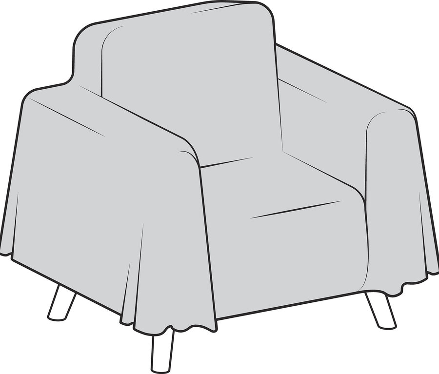 Sessel mit Renforcé-Überwurf.