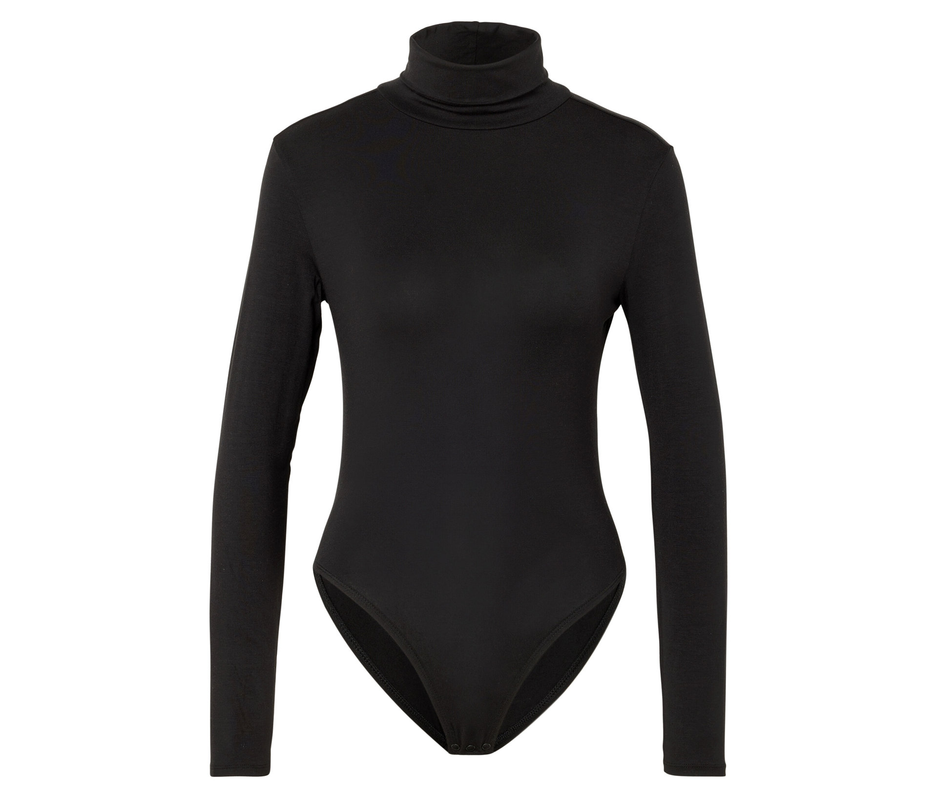 Body mit Stehkragen - Damen - Gr. 40 - schwarz - schwarz