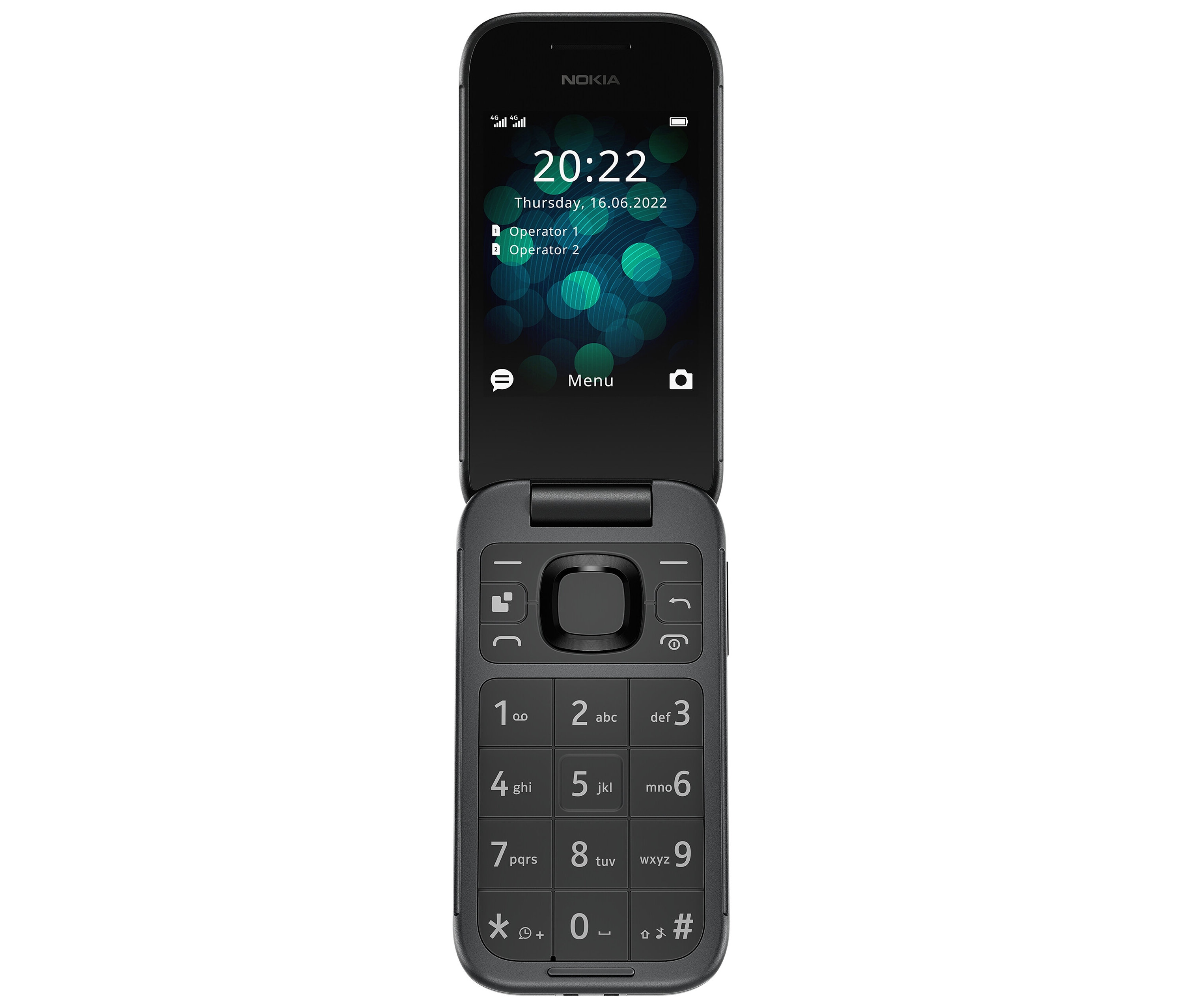 Prepaid SIM günstig Kaufen-Nokia 2660 Flip 4G 128Mb schwarz. Nokia 2660 Flip 4G 128Mb schwarz <![CDATA[Nokia 2660 Flip 4G 128MB schwarz Handy inkl. SIM-Karte für Prepaid-Tarif2,8 Zoll und 1,77 Zoll QVGA Displays128 MB Speicher (erweiterbar bis zu 32 GB)1450 mAh Akku (entfernbar)FM 
