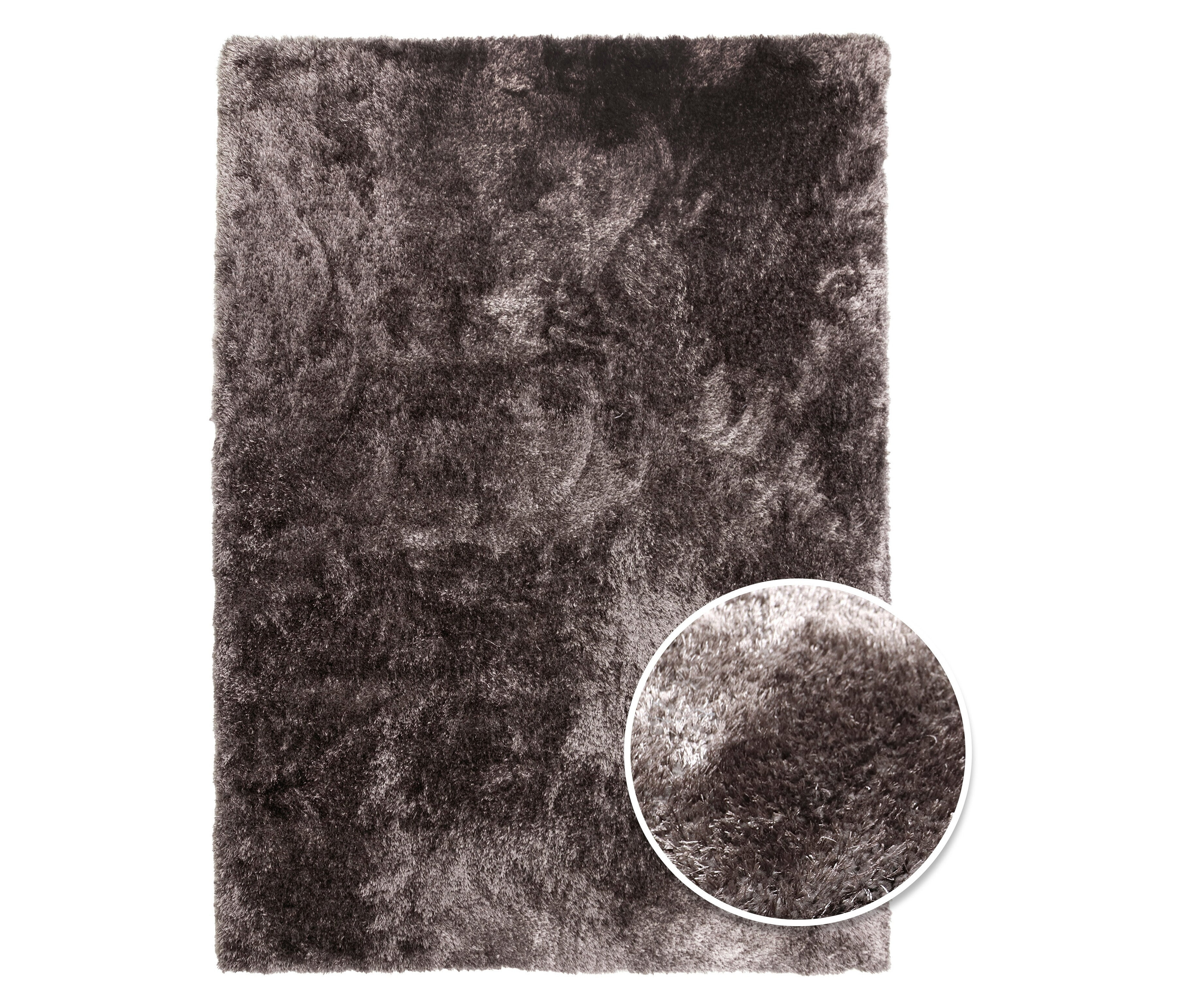 Tchibo - Teppich »Silky« - dunkelbraun