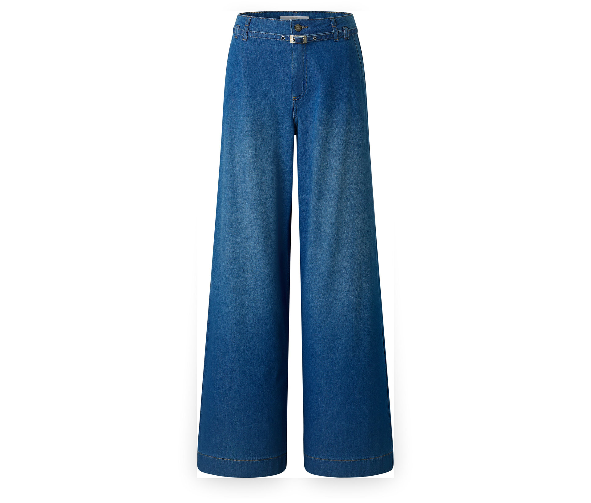 Denim »Liva« Sleek Wide Leg - Damen - Gr. 42 - blau - blau