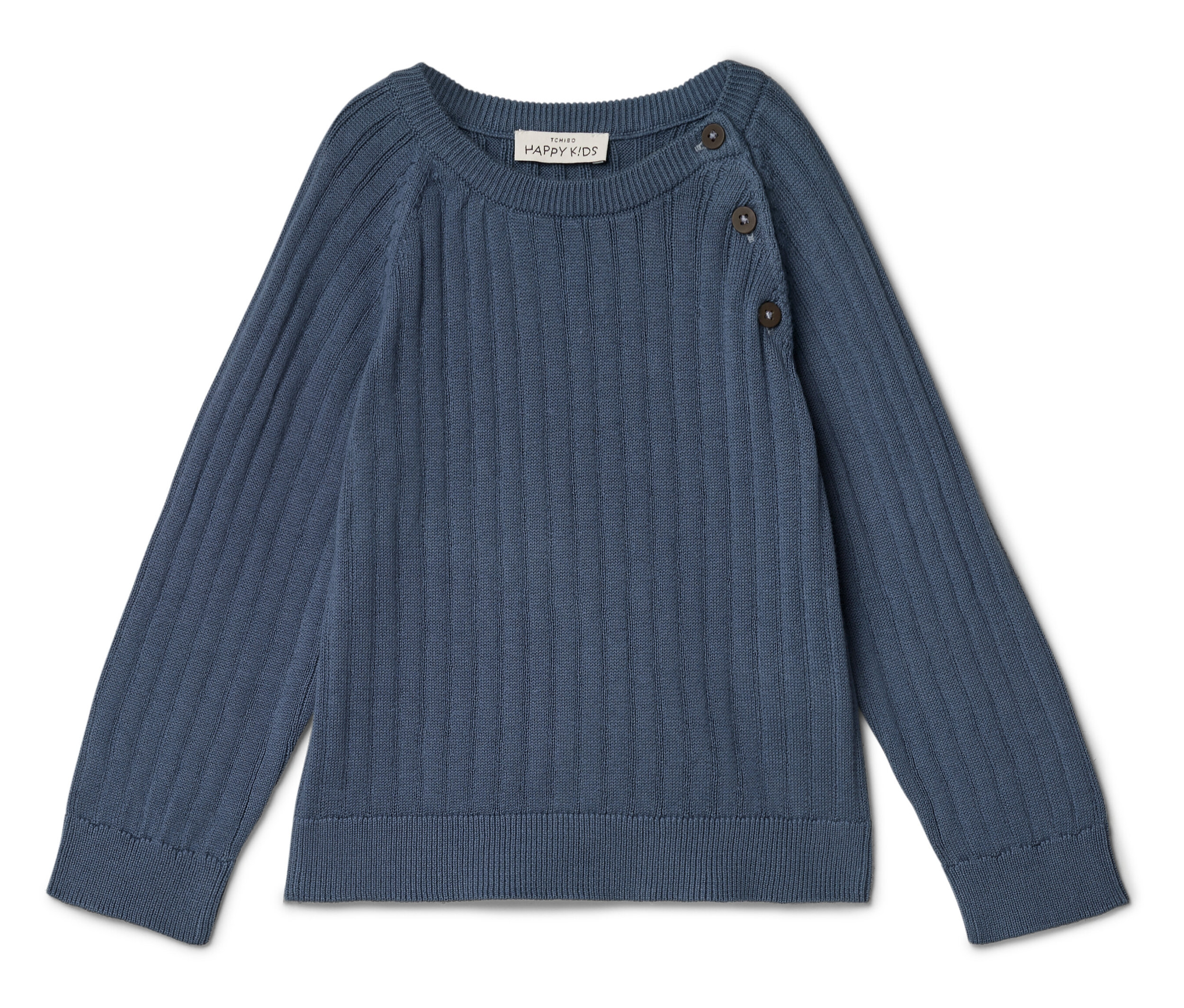 Tchibo - Kinder-Strickpullover - Gr. 110/116 - dunkelblau