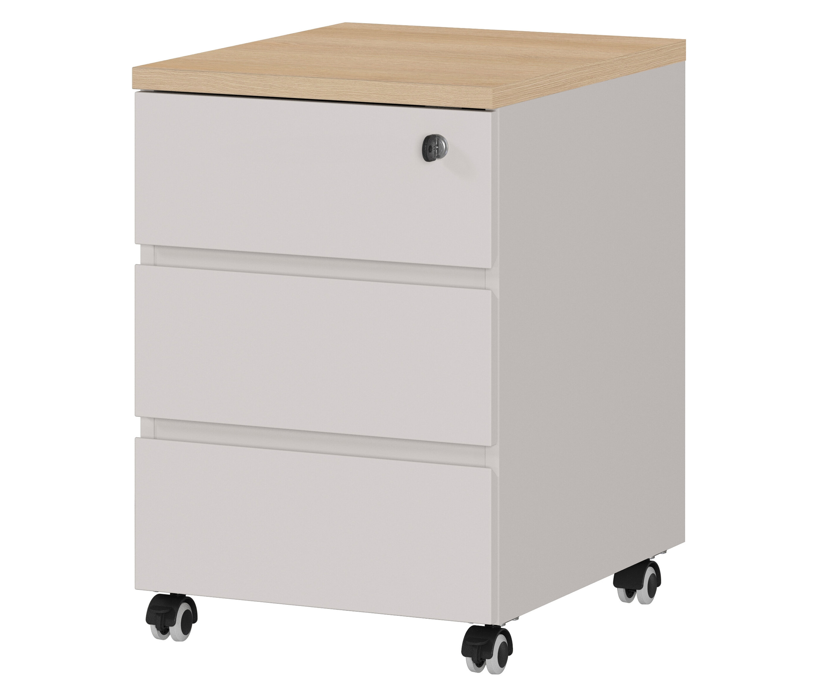 Tchibo - Rollcontainer »Lissabon« - 41x50x60cm - braun -
