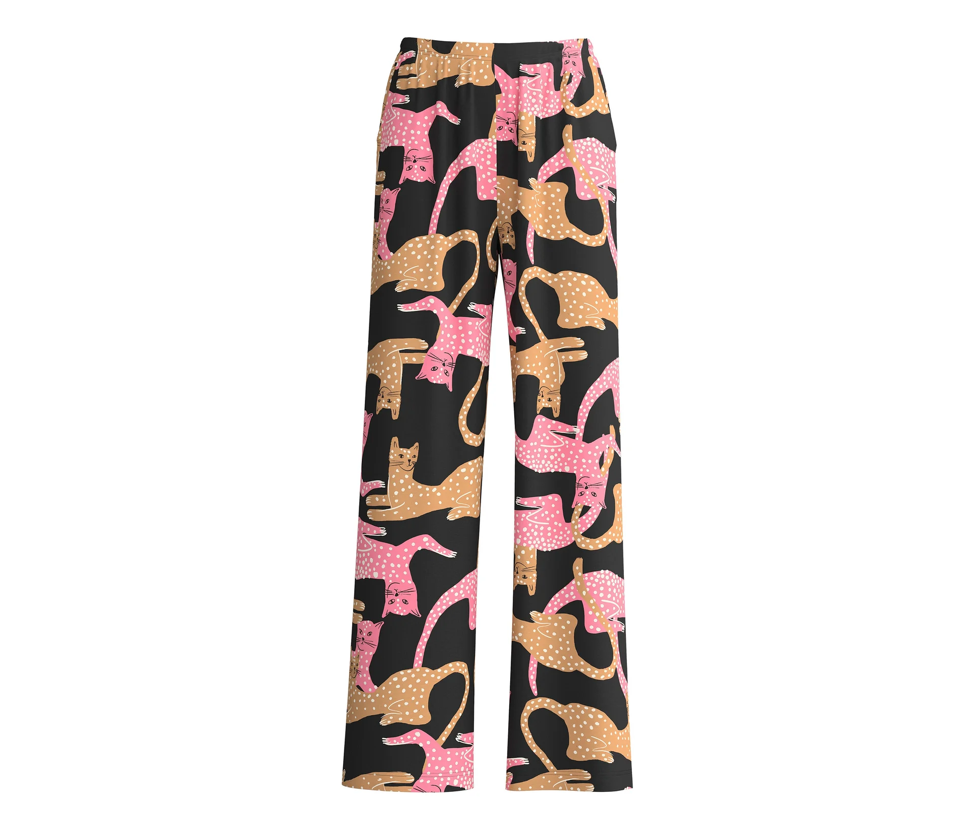 Calida Schlafanzug-Hose Sleep Over M&M Gummibund Für Damen Schwarz Xs - Bild 4