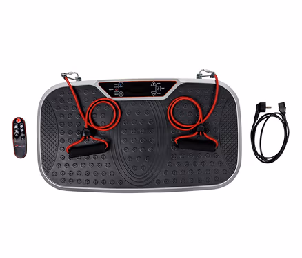 Christopeit Vibrationstrainer »Vibro VBT 4200« mit Fernbedienung und Netzkabel.