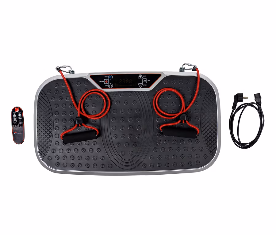 Christopeit Vibrationstrainer »Vibro VBT 4200« mit Fernbedienung und Netzkabel.