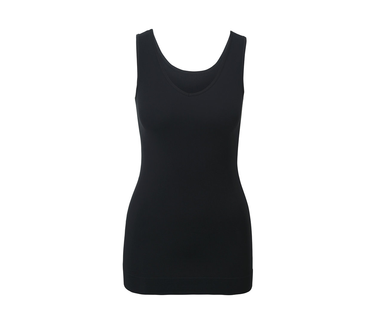 Schwarzes Seamless-Hemdchen.