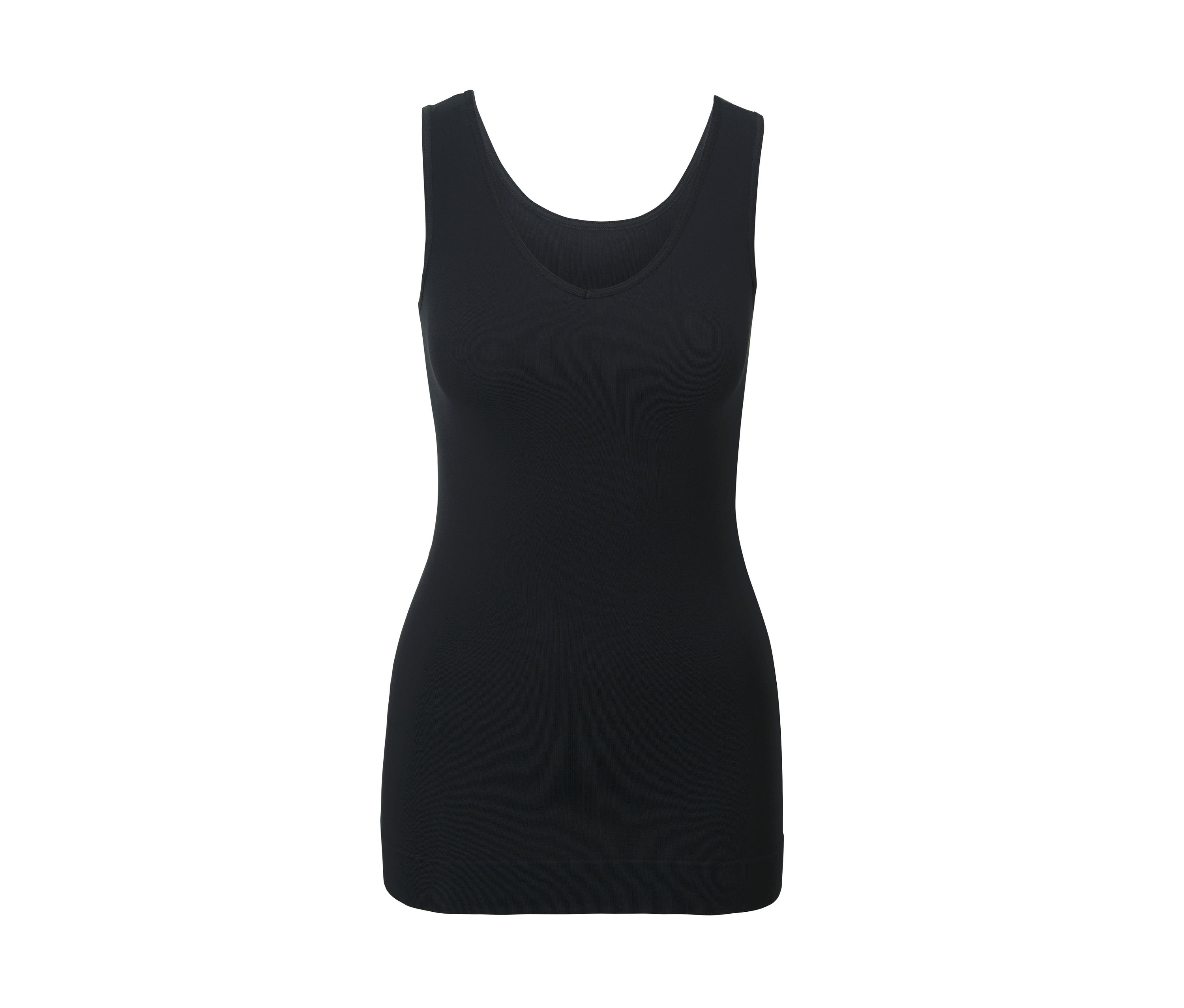 Schwarzes Seamless-Hemdchen.