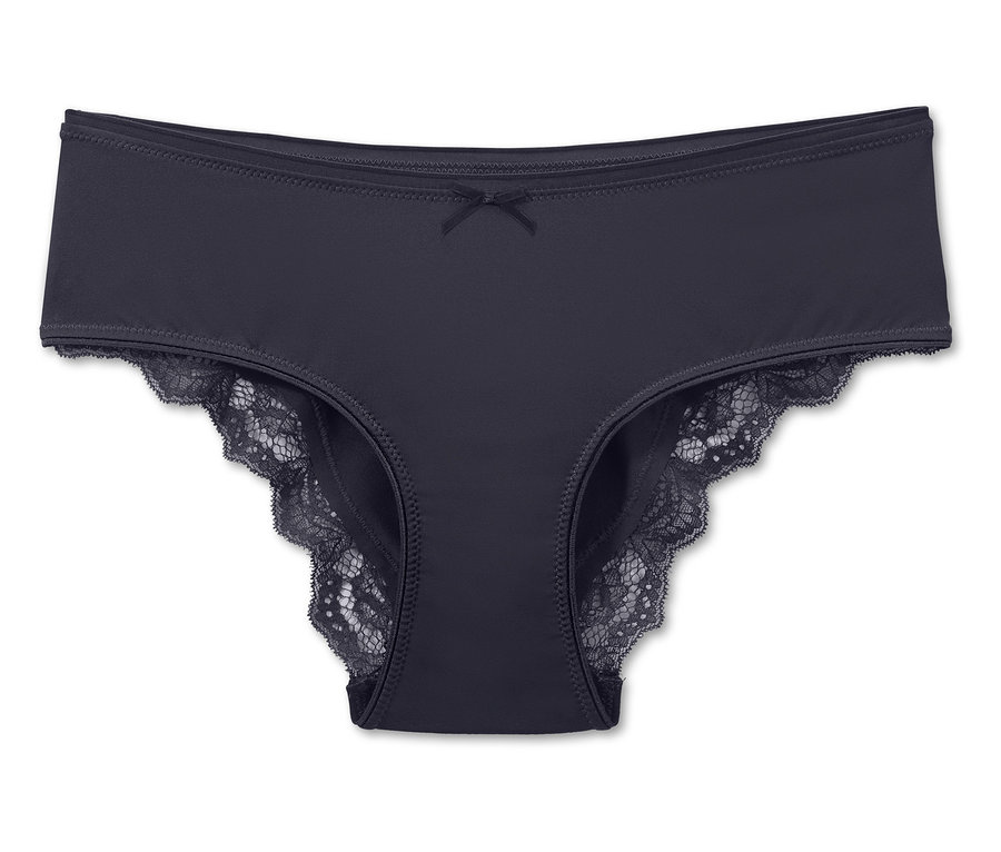 Ein Paar schwarze 2 Hipster mit Spitze