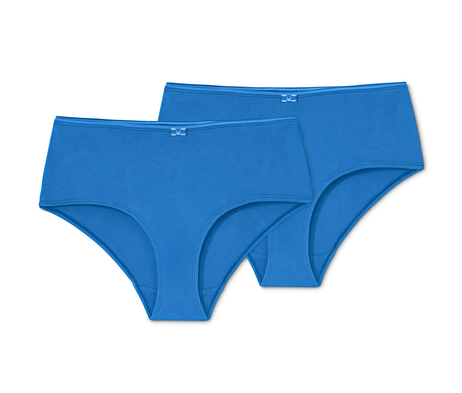 Zwei blaue Pantys.