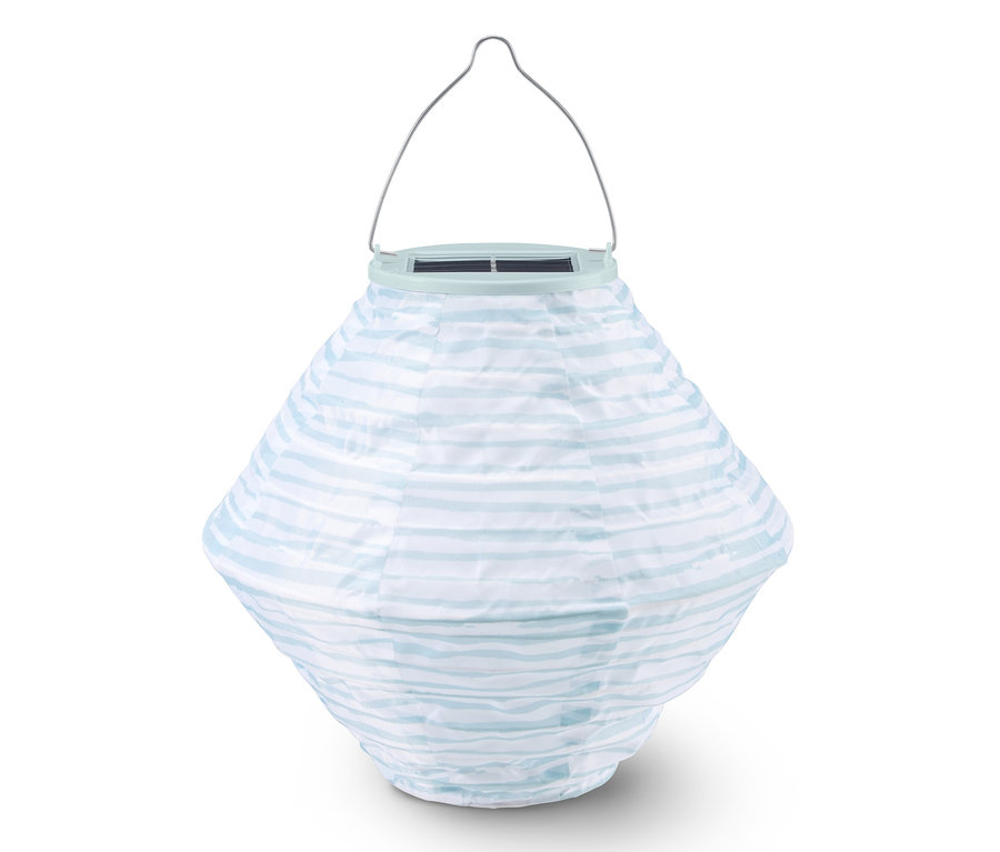 Dekorative Solar-Laterne mit Griff.