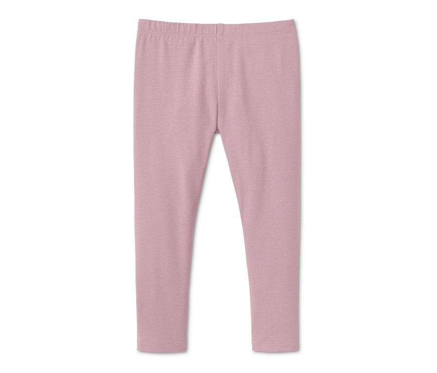 Rosa Jersey-Leggings.