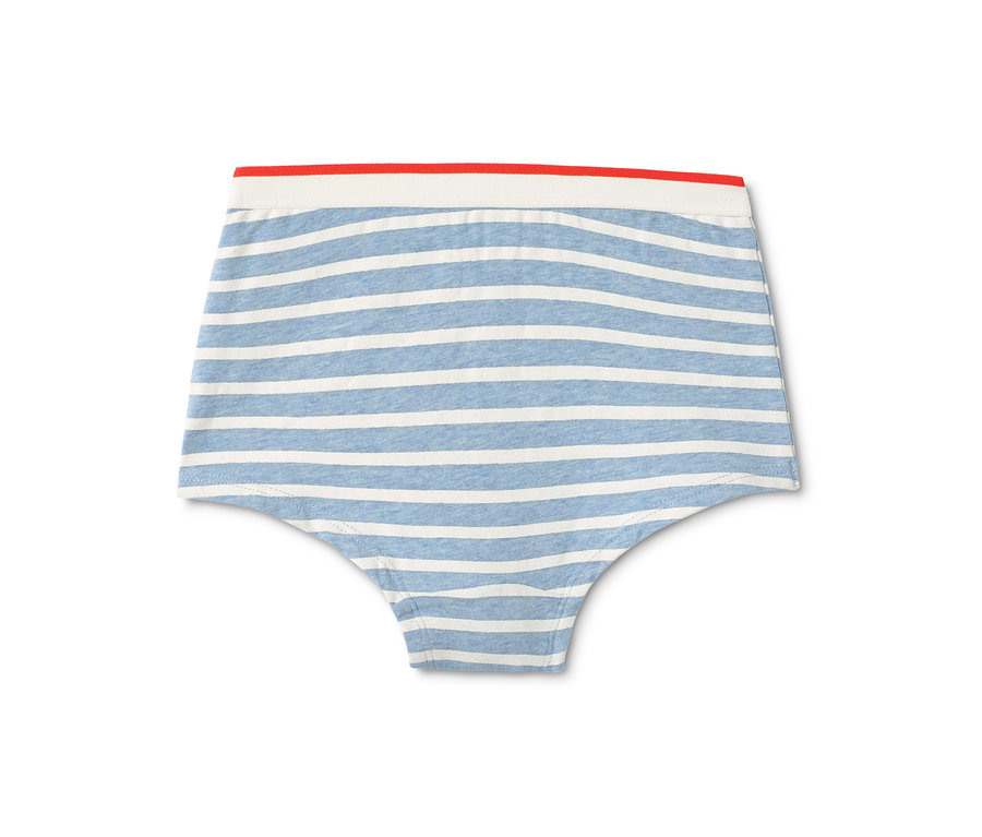 Blaue 7er-Pack Mädchen-Pantys.