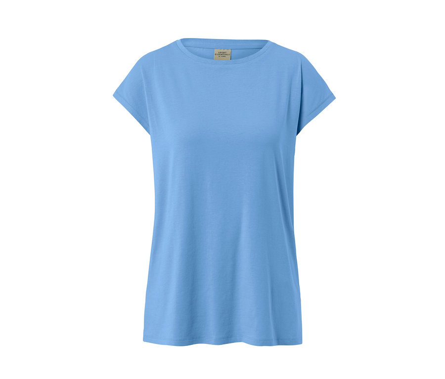Blaues Sportshirt.