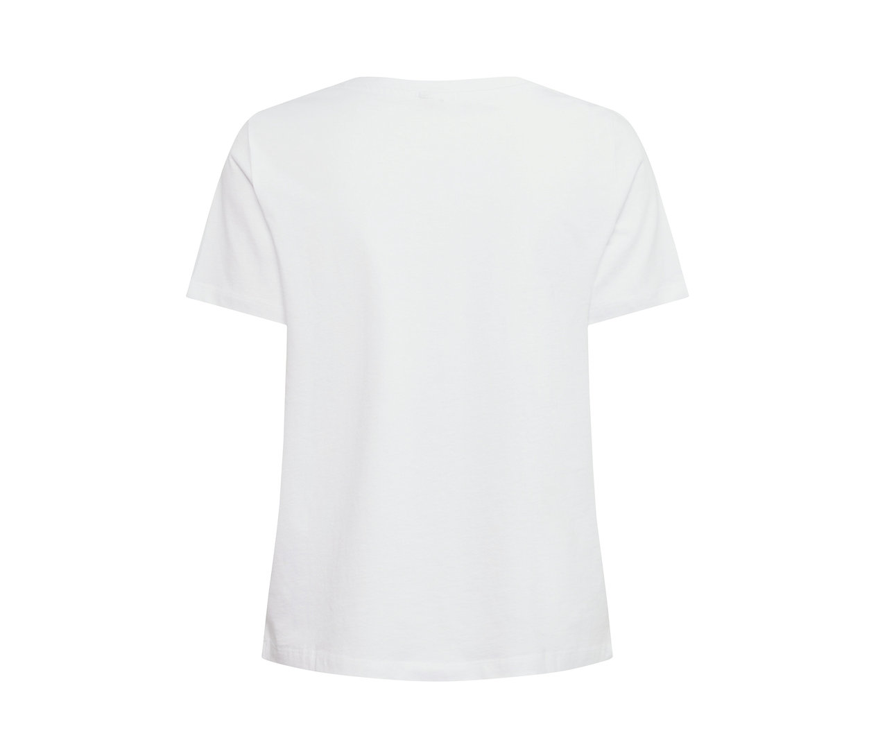 Weißes T-Shirt mit Print.