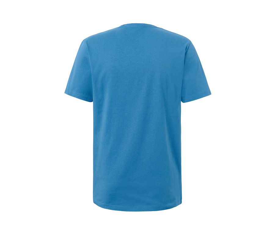 Blaues T-Shirt aus dem 3-teiligen Pyjama-Set.