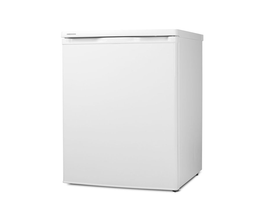 Weißer MEDION Tisch-Vollraumkühlschrank »MD13854«.