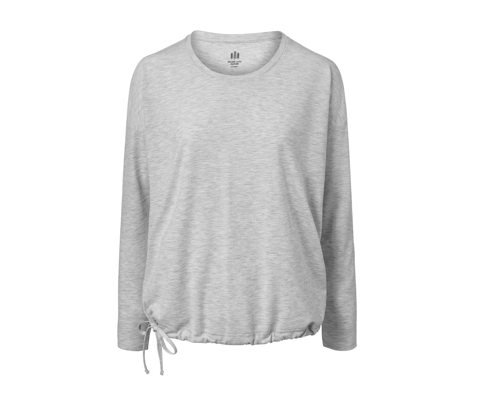 Tchibo - Langarm-Funktionsshirt - Damen - Gr. L - hellgrau