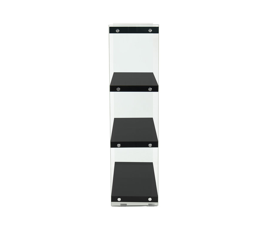 Schwarzes Regal mit drei Ablagen. Kayoom Standregal »Elementary 125«.