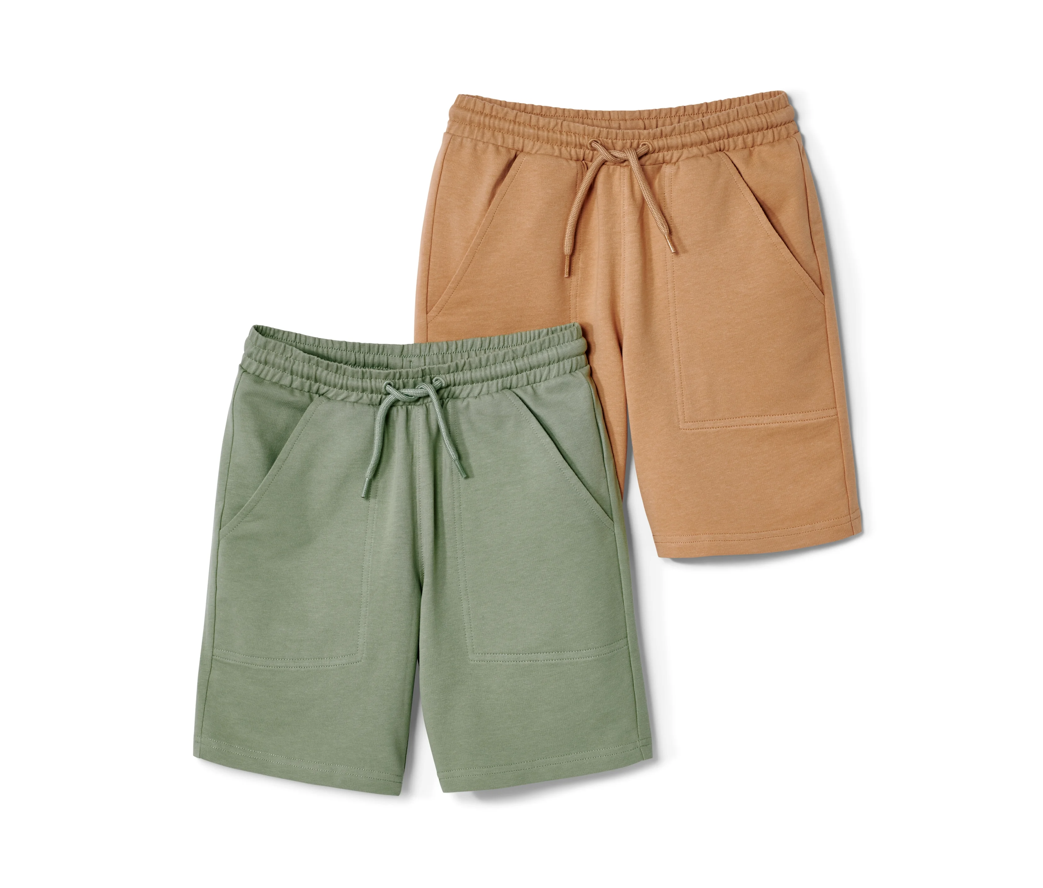 XF 17 günstig Kaufen-Tchibo - 2 Kinder-Sweatshorts - Gr. 170/176 - grün. Tchibo - 2 Kinder-Sweatshorts - Gr. 170/176 - grün <![CDATA[2 Kinder-Sweatshorts Farbe: 1x grün, 1x braun Material: 80% Baumwolle (Unterstützt die Initiative Cotton made in Africa), 20% Polyest