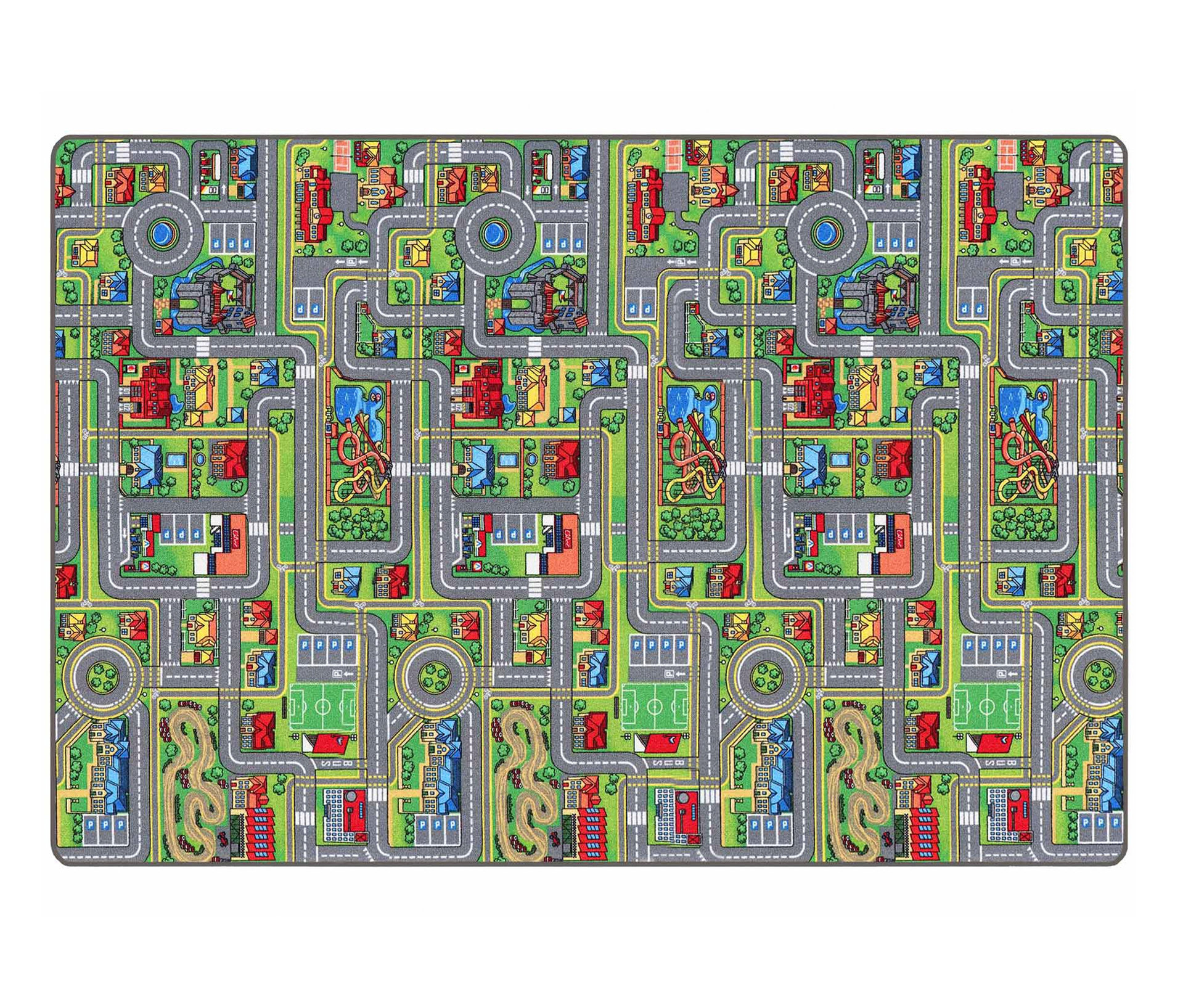 Spielteppich Streets - mehrfarbig - mehrfarbig