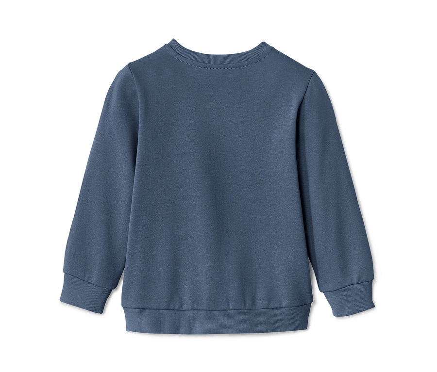 Blaues Kleinkind-Sweatshirt.