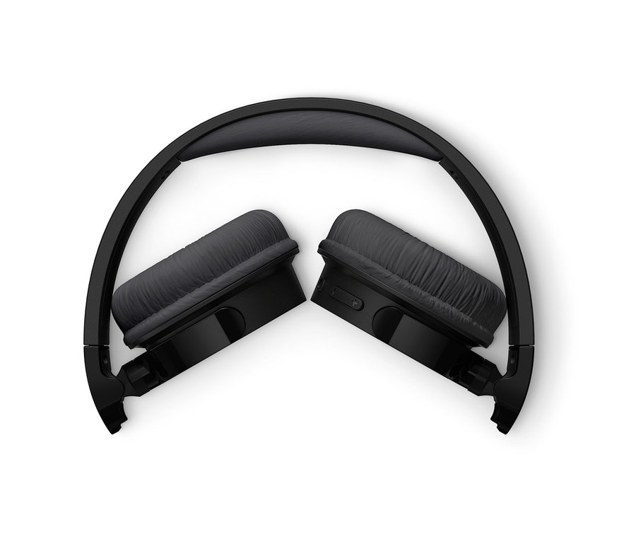 Schwarze Philips Bluetooth®-Kopfhörer »H3209« auf weißem Hintergrund.