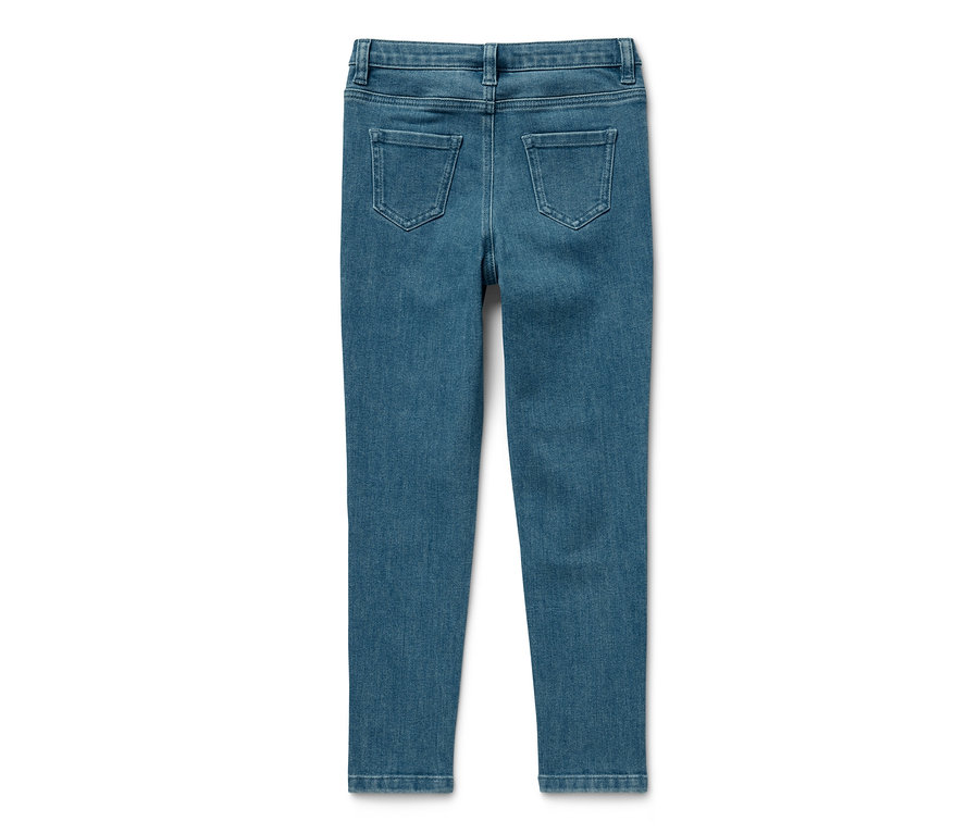 Blaue Kinder-Jeans ‒ Fit »Lotta« von hinten.