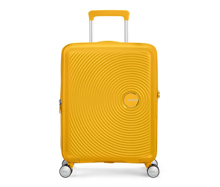 American Tourister Hartschalen-Koffer »Soundbox« Spinner, klein, golden yellow