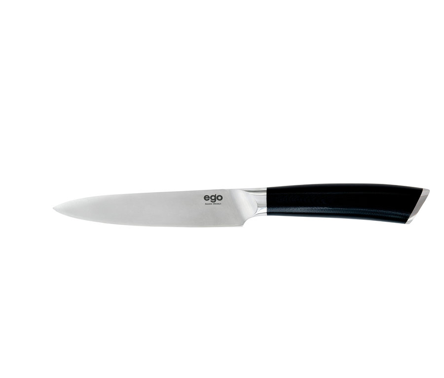WILFA Universalmesser EGO Sandvik »ES13UK« mit schwarzem Griff.