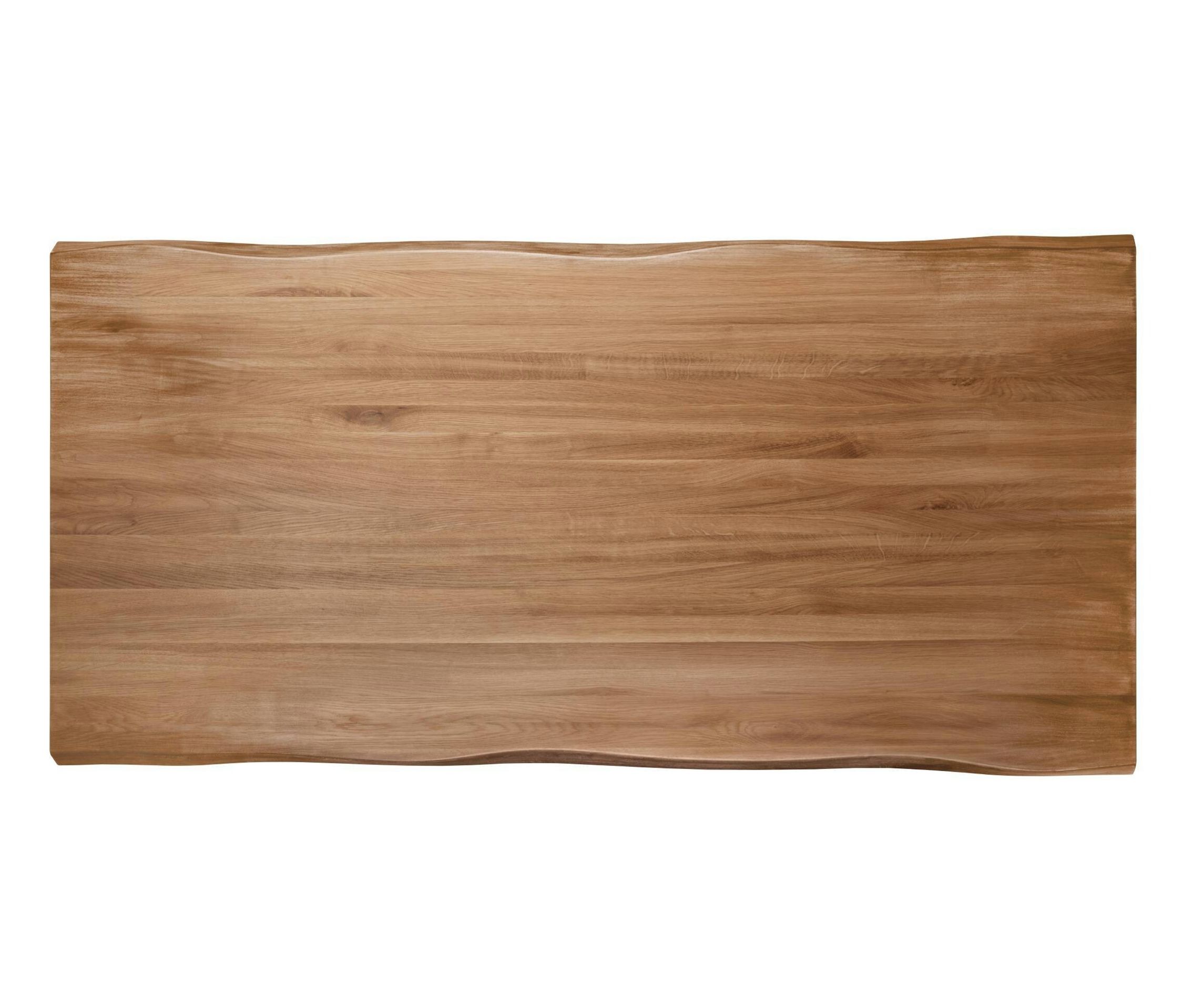 Thumbnail - Eglo Tisch mit gekreuzten Beinen - 180x90x76cm - hellbraun - Akazienholz / Metall