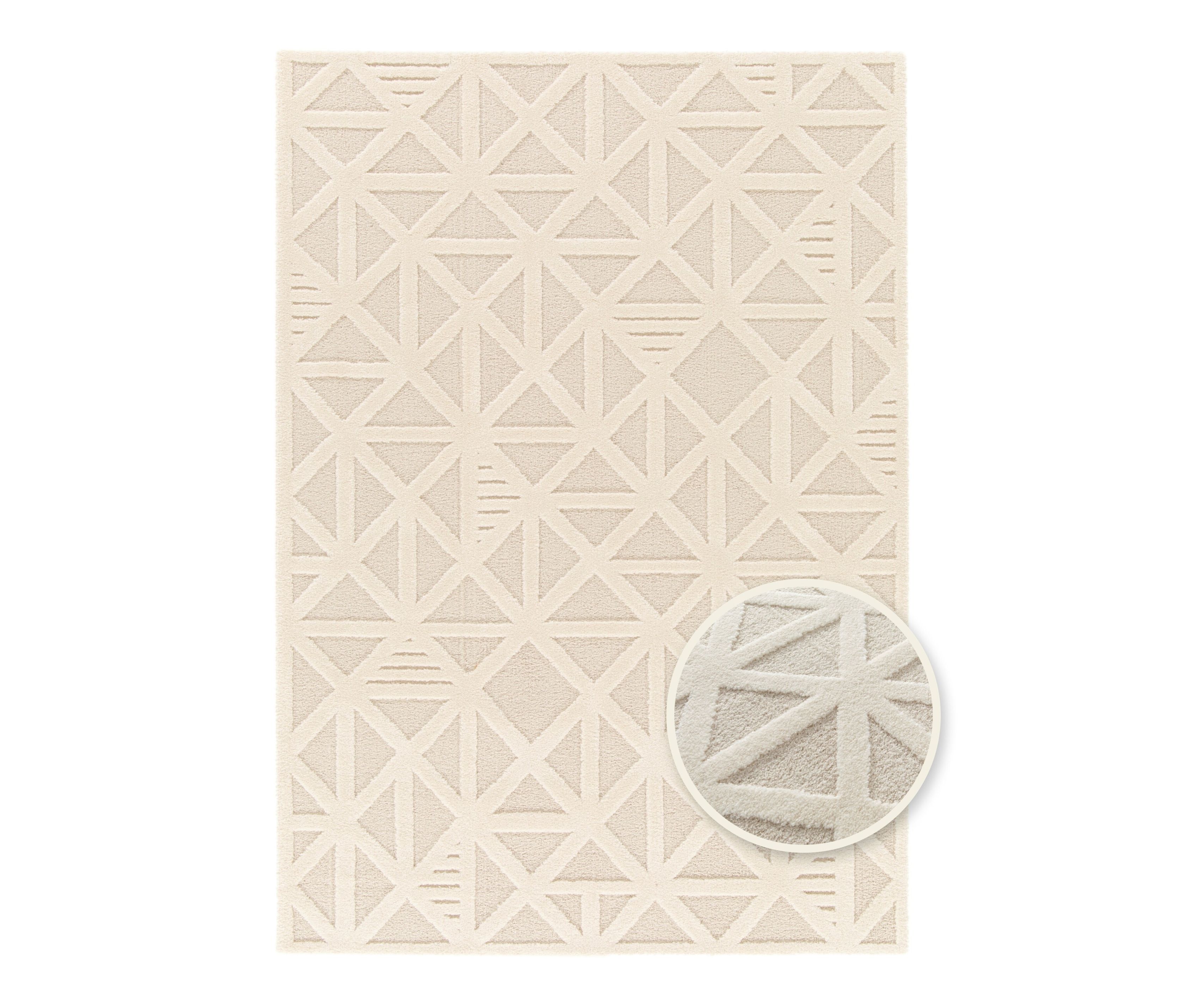 Tchibo - Teppich »Cosmo« Geo - creme